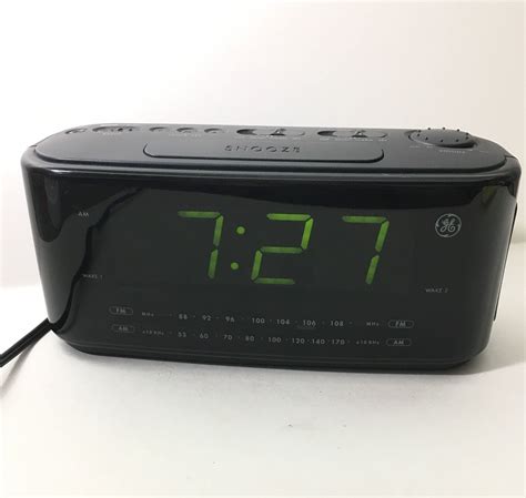 GE Digital Clock Radio 7-4652A Vintage VTG Tested Working Brown Black 11. . Ge digital clock radio release date